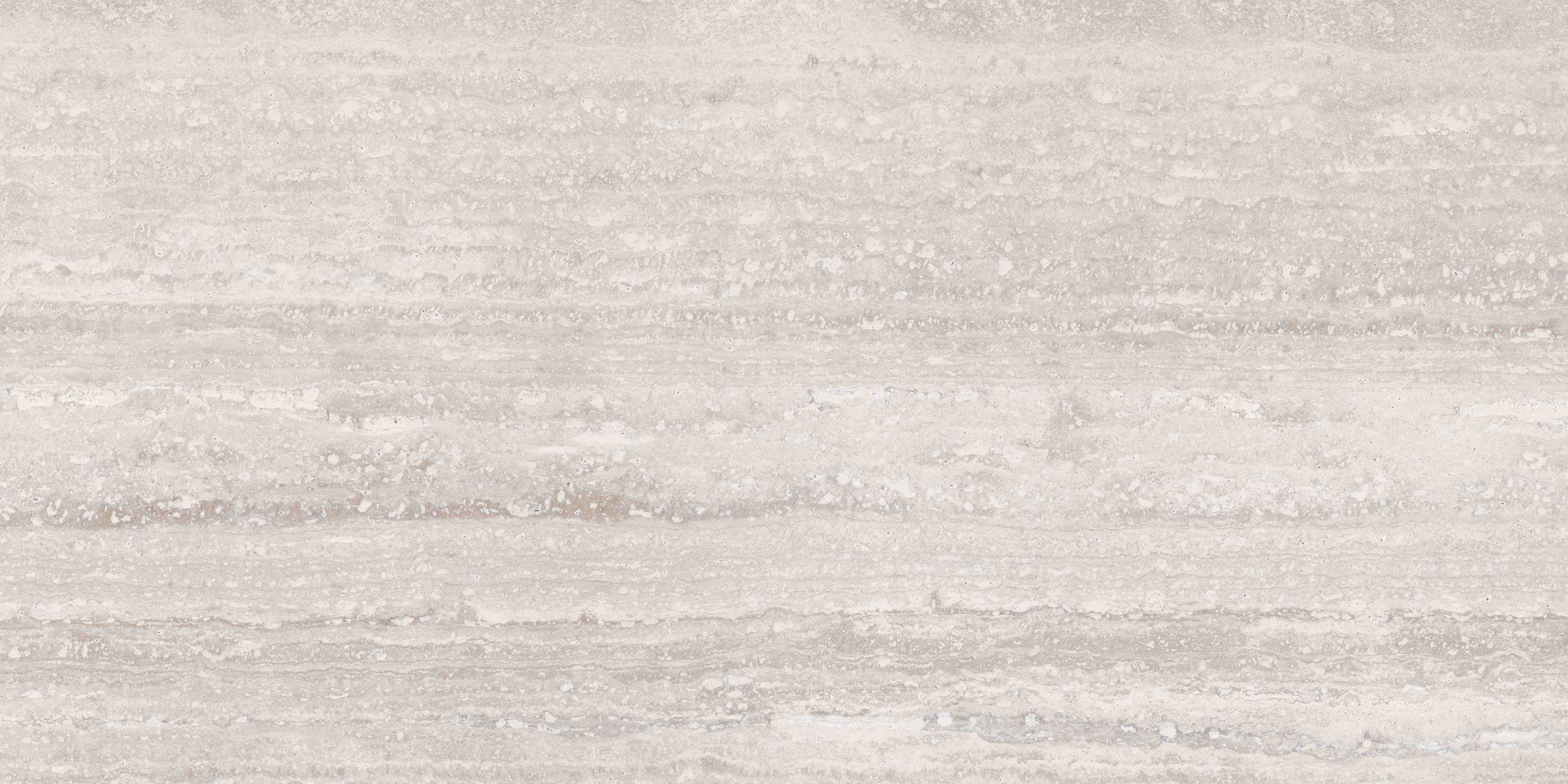 Anti-Glare Light Grey Travertine Look Wall Tile with Micro-Carved Matrix