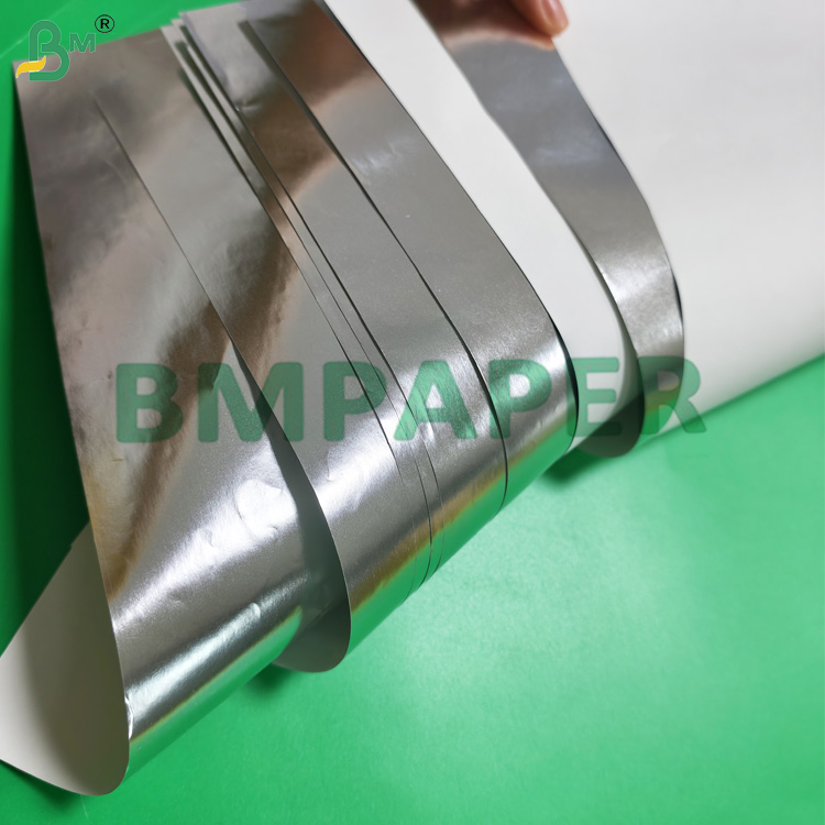 68gsm 70gsm Waterproof Silver Metalized Wet Strength Paper For Beer Label 70cm