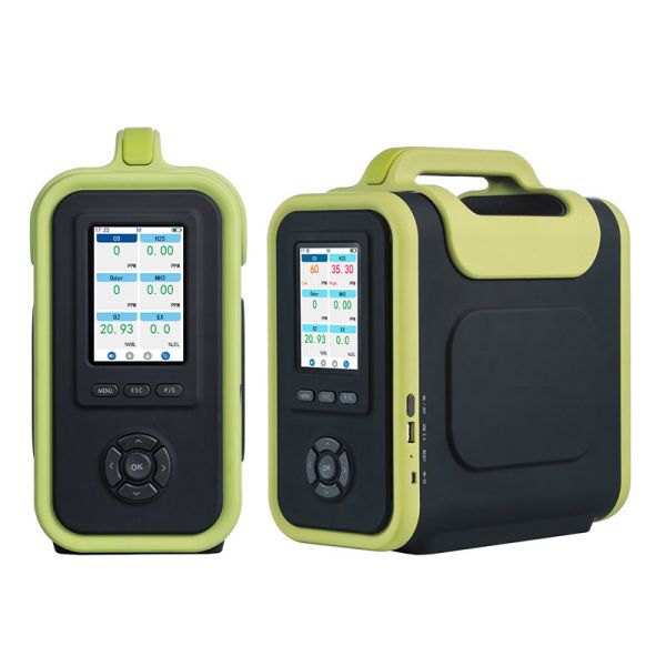 Portable Multi Gas Detector With Pump Suction PH3 SF6 ETO O2 CO VOC H2S Gas Analyzer