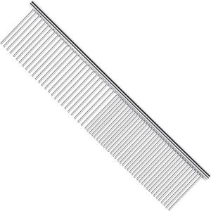 Stainless Steel Pet Grooming Tool Poodle Finishing Butter Comb For Cat Dog Pet