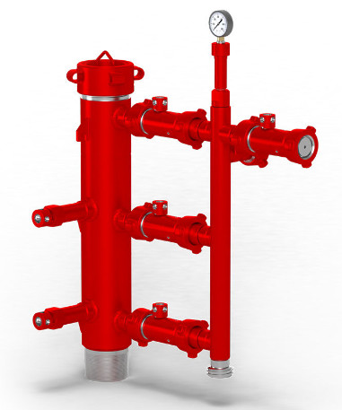 Customizable Cement Head Assembly with Quick Connectors for Easy Installation