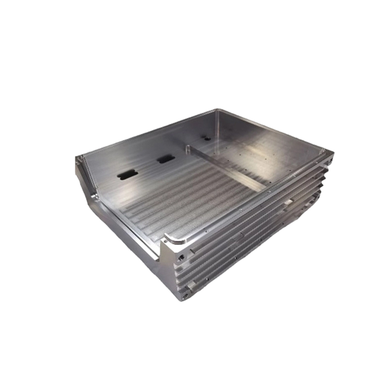 CNC Lathe Machining Aluminum Alloy Industrial Extrusion Heatsink Precision Electroless Nickel Plating Customizable