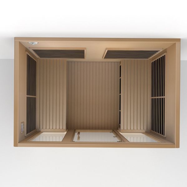 Indoor Hemlock Wood Full Spectrum Infrared Sauna Room 4 Person