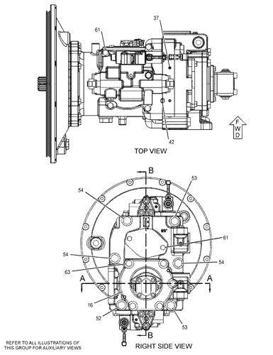 377-4950 3774950 cat 336E 336F 340F гидравлический насос главный насос Техническое обслуживание