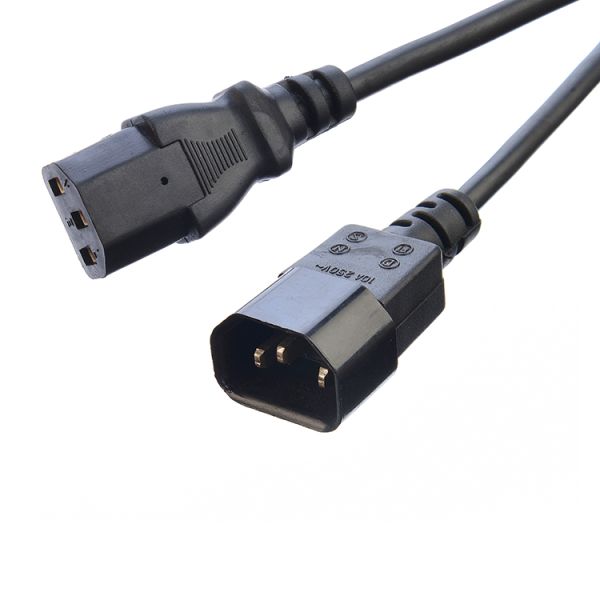 CE IMQ 3 Pin Pure Copper 1m 1.2m 1.5m 1.8m 3m Italy Iec 320 Euro C13 16A Plug Power Cable for Laptop 1 Outlets