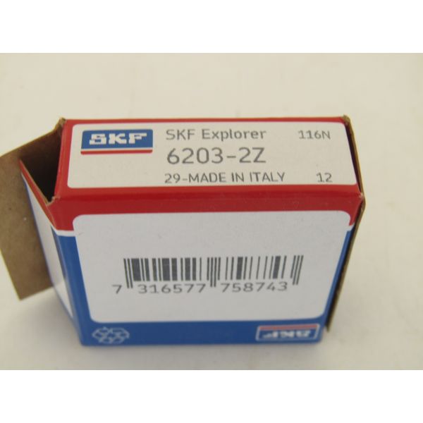GCr15 / AISI52100 6203-2RS C0 C2 High Speed Ball Bearing 20000rpm Deep Groove Ball Bearing 17x40x12 MM