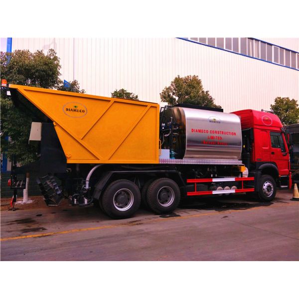 привод 340hp Rhd тележки спрейера тележки распределения асфальта 6x4 8m3