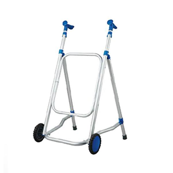 2 Wheels Aluminum Medical Folding Rollator Walker