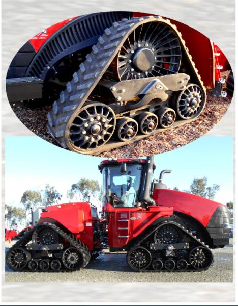 Esteira rolante de borracha agrícola de grande resistência TP30  x6  x42AG para STX Quadrac 500