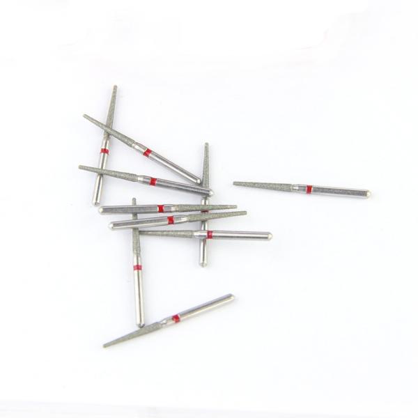 Dental Diamond Polishing Fine Burs 1.595mm Shank High Speed Negotiable Package