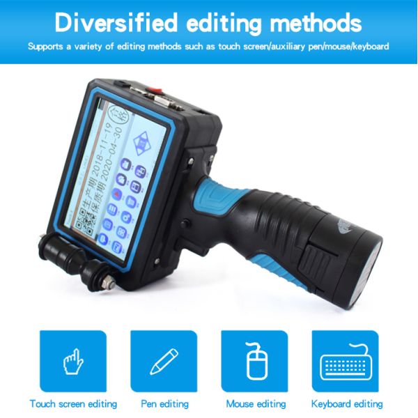 Card Printer Inkjet Balloon Printer Handheld Inkjet Printer Single Color Fast Dry Ink