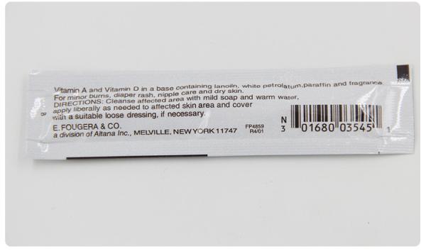 Permanent Ointment VITAMIN A + D Eyebrow Cream Makeup 100 Pcs / Bag