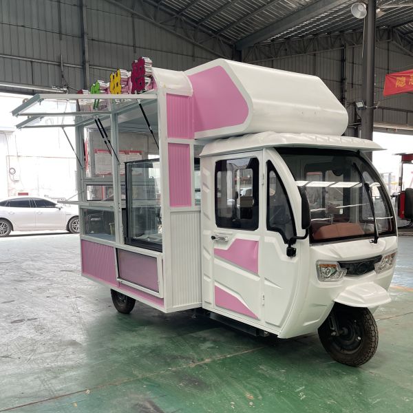 110v/220v Voltage Farms Multipurpose Mobile Electric Fast Food Snack Tricycle