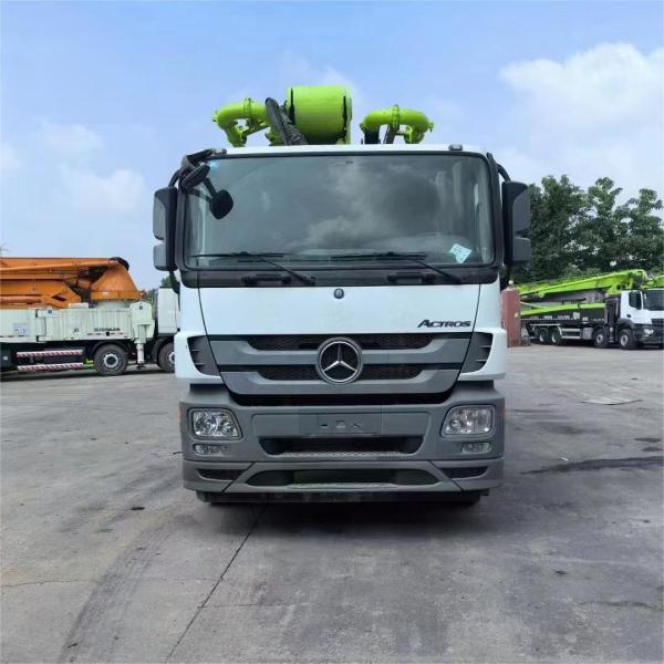 Zoomlion Classic Transmissão Manual Mercedes Benz 63 Meter 2019 Diesel Concrete Pump Truck Controle remoto