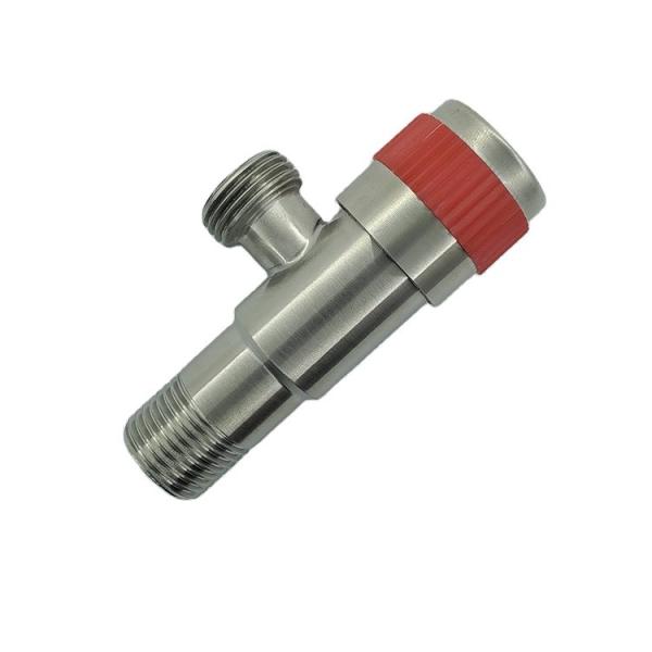 Brushed Water Angle Valve 1 2 X 3 4 304 Stainless Steel 90 Degree 130g