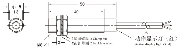 PNP NPN screen shield type inductive proximity sensor switch LJ8A3-1
