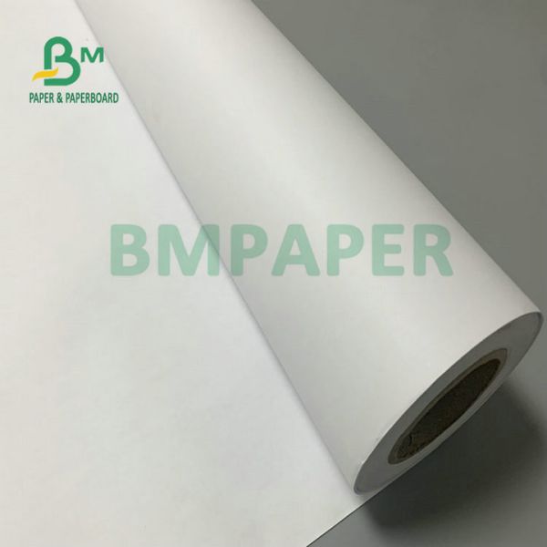 28lb 47lb Coated CAD Paper 24 36 Inches Roll Width Plotter Paper Bond Roll 3'' Core 28lb 47lb Покрытая CAD-бумага 24 36 дюймов Ширина ролика