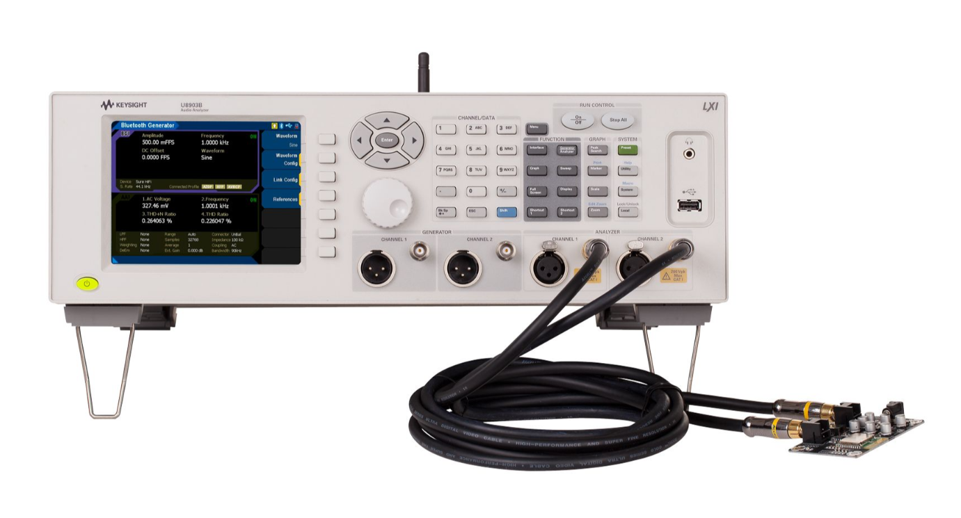 Keysight Agilent U8903B Audio Analyzer with 1.5 MHz Bandwidth for High-Resolution Audio Measurements and Low Residual Distortion < -110 dB