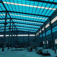 Planta de estructura de acero de amplia extensión Construcción de estructura de acero ligero