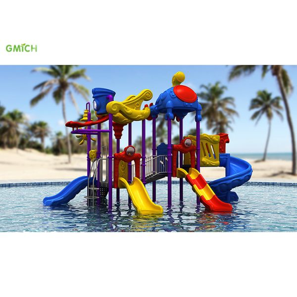 Anti UV Outdoor Water Play Equipment LLDPE Plastic Water Slide