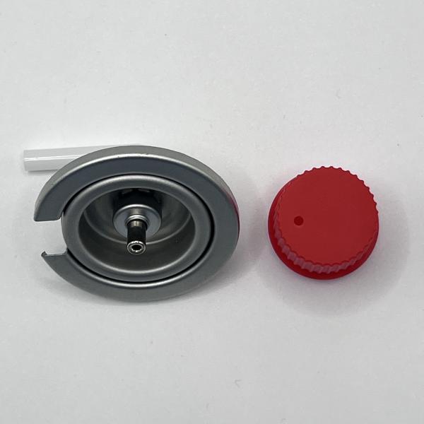Versatile Butane Gas Stove Valve with Black Handle for Various Cooking Styles