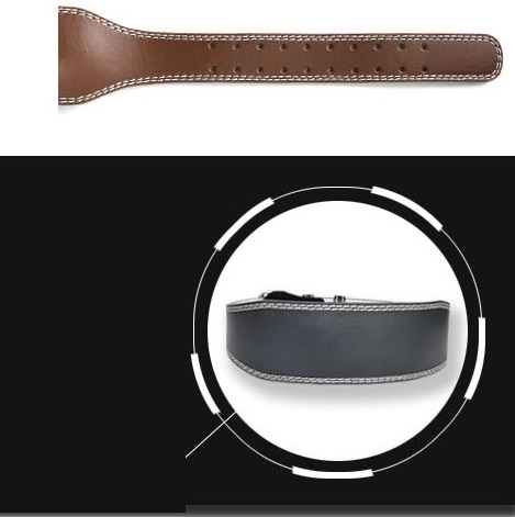 Heavy Duty Workout Boxing Gym Equipments Weight Lifting PU Leather Gym Belt