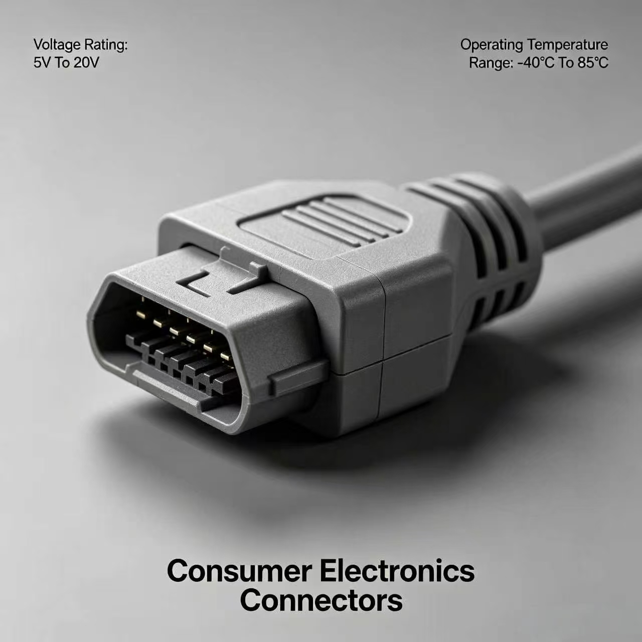 USB HDMI Consumer Electronics Connector Cable RoHS Compliance OEM