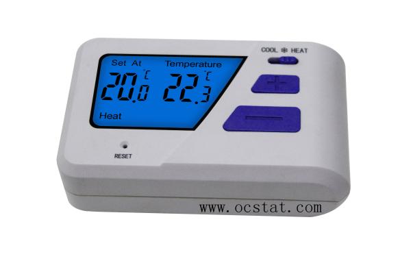 Termostato prendido da bomba de calor não - programável/que refrigera somente o   do termostato
