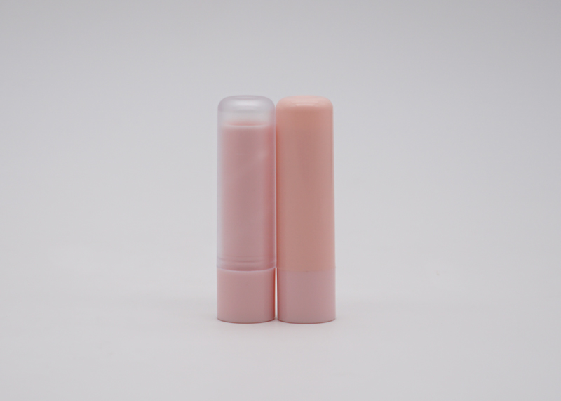 Розовые упаковывая трубки 4г бальзама губы трубок бутылки изготовленные на заказ ПП материальных