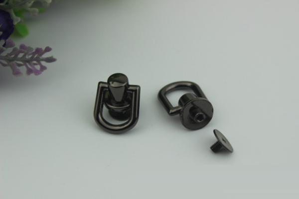 Hot products gold 10 mm metal strap buckles decorative rivets for leather handbag