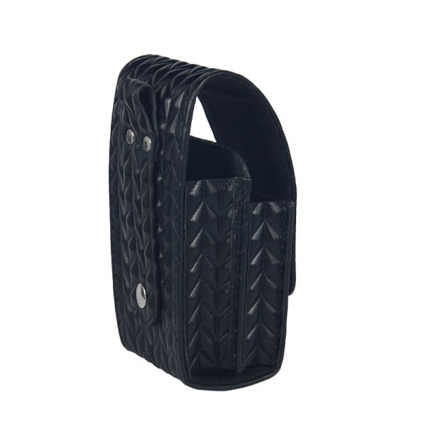 Luxury Lattice Wallet Flip Cover Diamond cover for IQOS tobacco Genuine leather Belt clip pouch holster