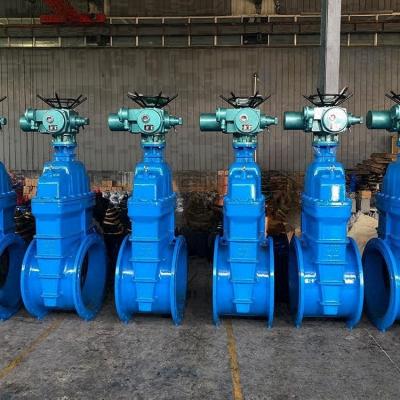 DN50-DN600 DI Gate Valve Electric Control Ductile Iron Valves
