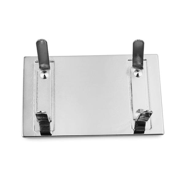 Handbag Metal Plate with Silver Tag Label and Prevent Fade Surface Customization