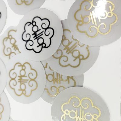 Hot Stamp Foil Stamped Sticker Notary Seal label Sticker Anti Counterfeit