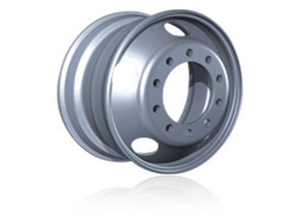 ISO CCC 24 Inches Aluminum Rims For Semi Trucks , Aluminum Trailer Rims