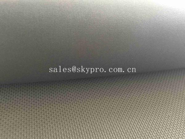 CR de borracha pele super SBR do tubarão do neopreno do patim 2mm do estiramento da anti que grava brandamente o preto