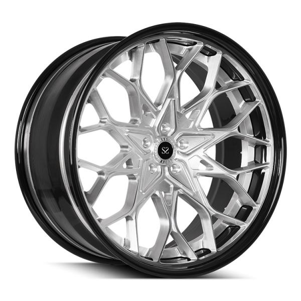 Custom 3Piece Forged Aluminum Alloy Wheels #Alfa Romeo Giulia 952 19 Inch Gloss Lip Brushed Disc