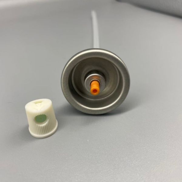 Aerosol Hair Glue Valve with Corrosion-Resistant Aluminum Cup and Leak-Proof Gasket for Precision Mist Undetectable Hold