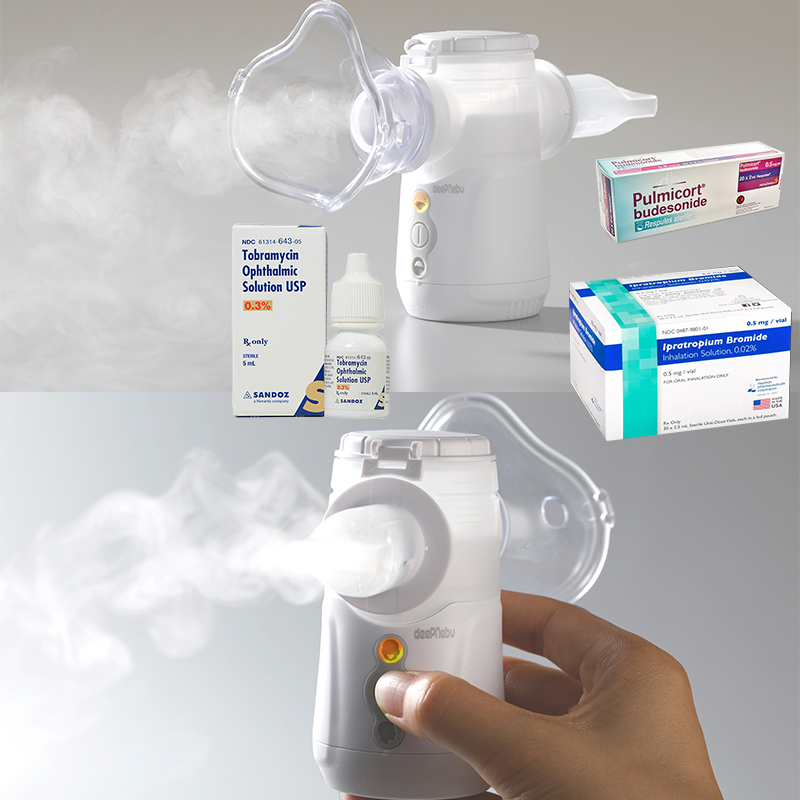 Дети кашляют сподручный портативный двойник Chambler 9mL машины ингалятора Nebulizer для дома
