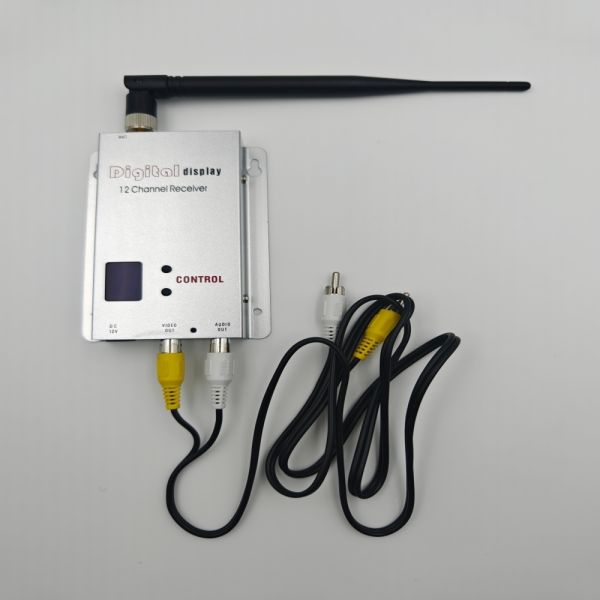 Sturdy Long Range Fpv Receiver 1.2GHz Video Receiver With 12 Channels