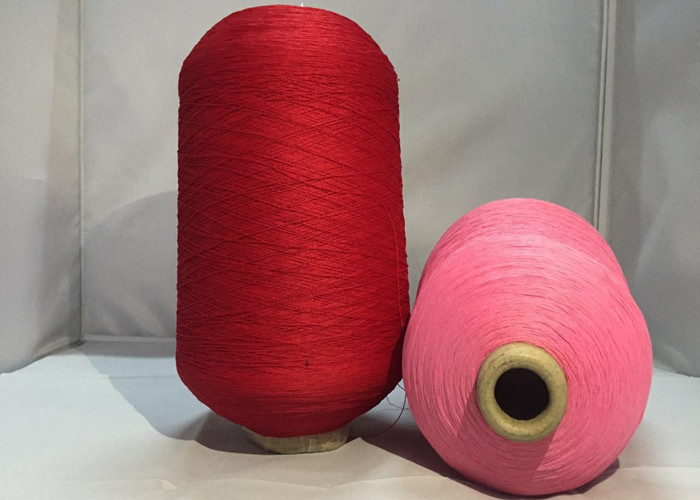 Colored Fancy Knitting Yarn , Viscose Nylon Blended Yarn 24S /2 For Summer Clothes