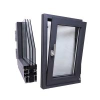 Niveau 6 étanchéité à l'eau personnaliser vitres en aluminium vitrage vitrage