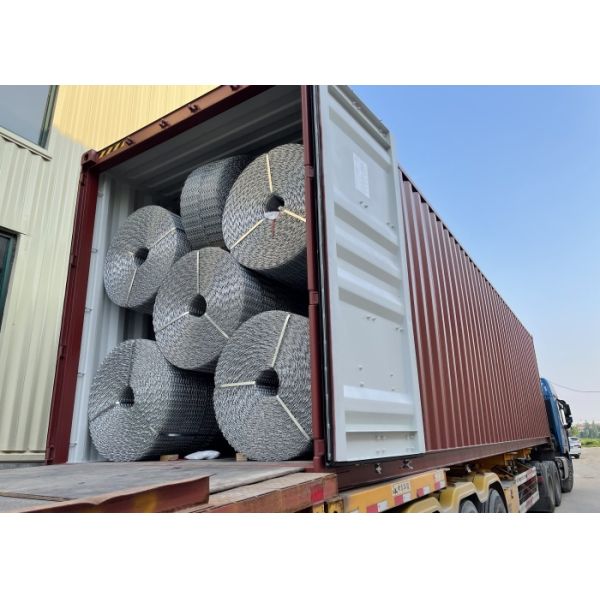 2.0mm Wire Diameter hot dipped Galvanized CWC Mesh For Wastewater Pipeline