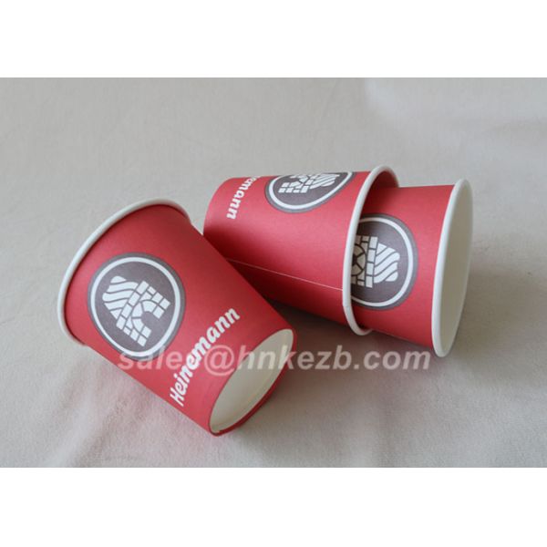 Unfolded 10oz LOGO Printed Double Wall Paper Cups For Coffee / Beverage
