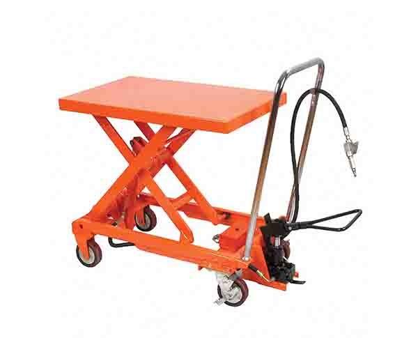 JTPL-300A/JTPL-500A Hydraulic Pneumatic Scissor Lift Table for and Safe Transport Trolley in Various Industries