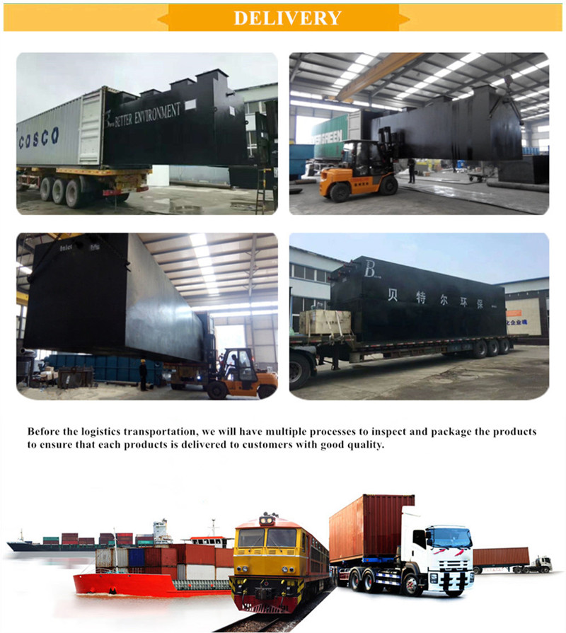 Équipement intelligent de traitement des eaux usées avec couleur personnalisée et composants de base de pompe