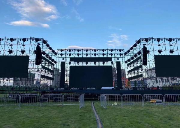 Energy Saving Outdoor LED Die-Cast Aluminum Screen Full Color Chip 3 Years Warranty