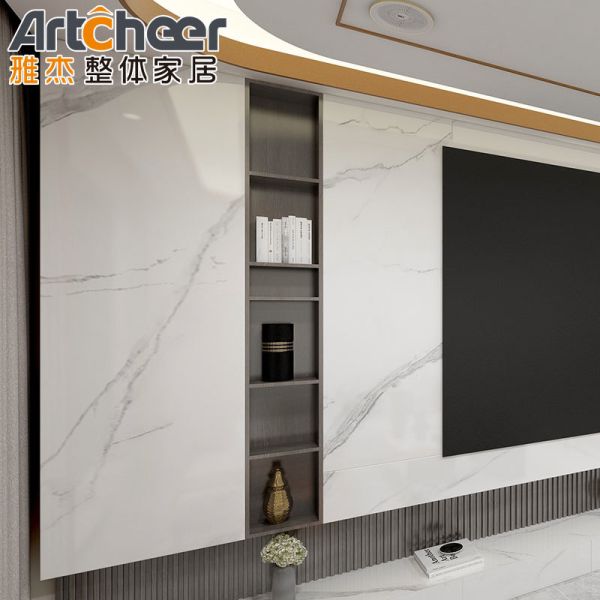Modern Adjustable Height Extendable TV Cabinet Wall Mounted Stand with Customized Size