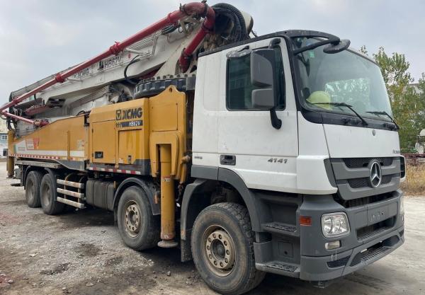 2019 Xg 62m Grue de camion Pompe à béton de type béton semi-sec pour chantier de construction