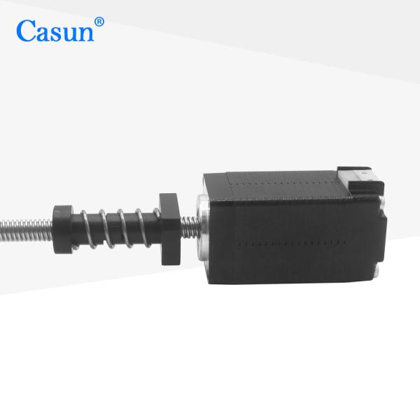 NEMA 8 Moteur pas à pas à courant continu non captif 38 mm Corps Tr5×2 pour équipement de beauté